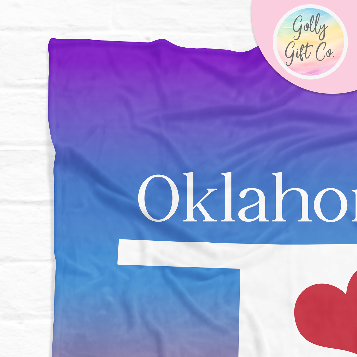 Oklahoma Fleece Blanket - Home Sweet Home Oklahoma Fleece Blanket for Born and Raised Native Oklahoman or People Who Call Oklahoma Home