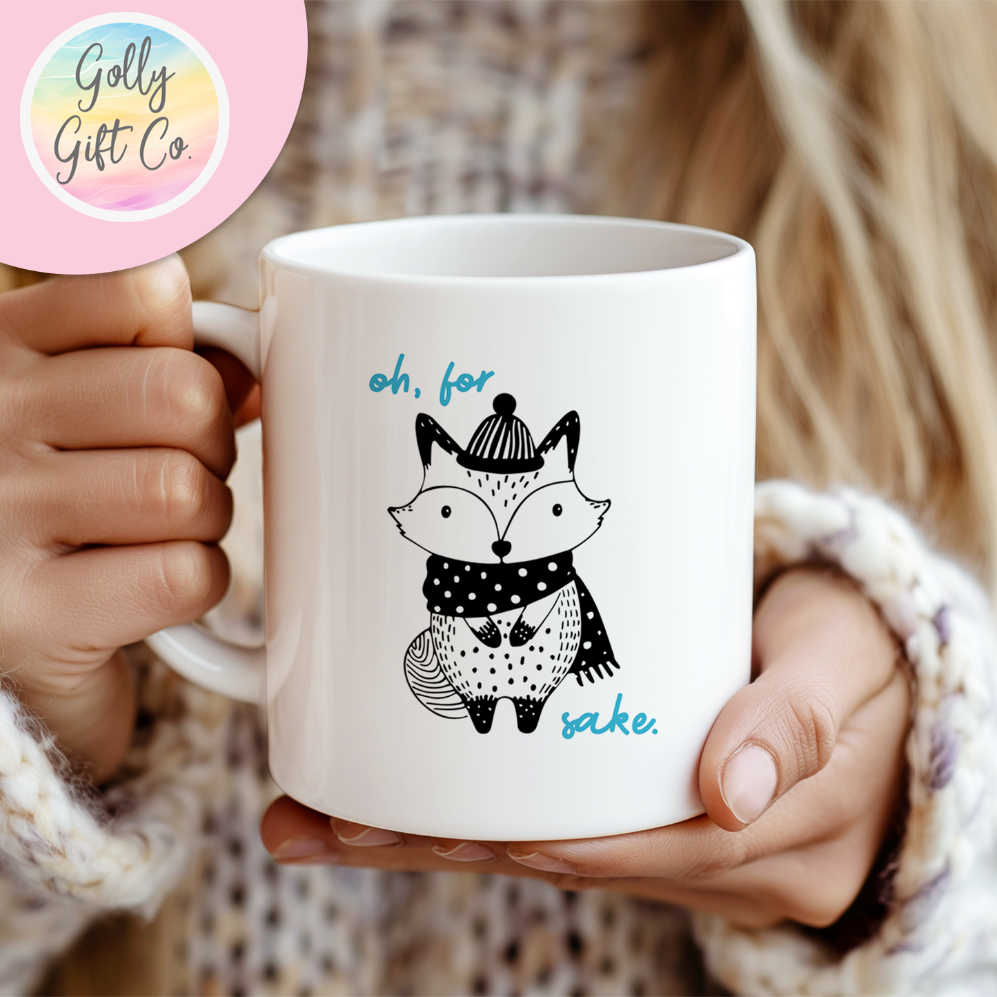 Oh For Fox Sake Coffee Mug / Cute Fox Themed Coffee Mug / Funny Mug