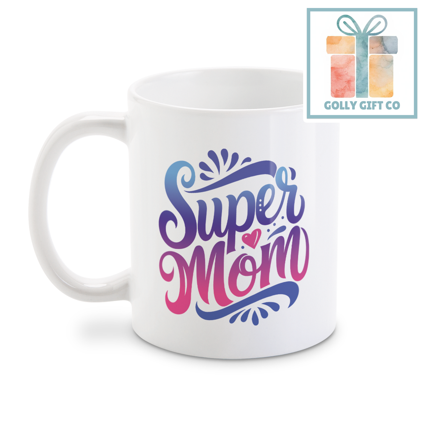 Super Mom Coffee or Tea Mug - Gift for Mom for Mother's Day / Christmas / Birthday