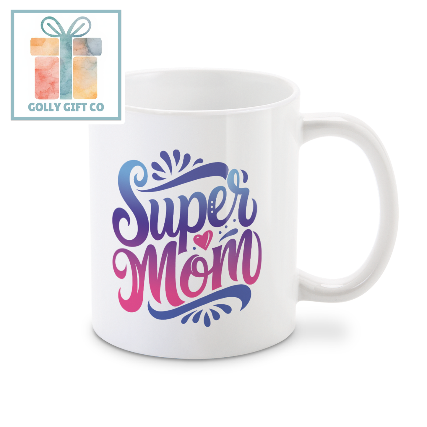 Super Mom Coffee or Tea Mug - Gift for Mom for Mother's Day / Christmas / Birthday
